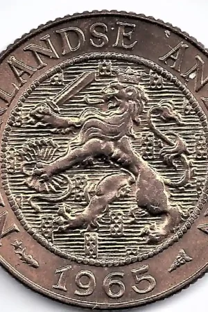 Oferta limitowana Nederlandse Antillen 1965* (1969) 2,5 Cent Juliana UNC