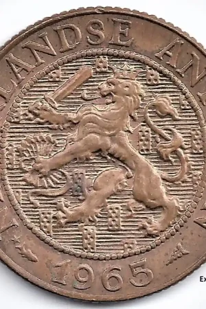 Nederlandse Antillen 1965* (1969) 2,5 Cent Juliana P+ Kup teraz