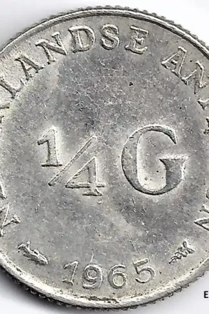 Nederlandse Antillen 1965 25 Cent Juliana P+ Oferta limitowana