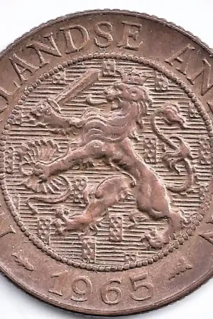 Szybka dostawa Nederlandse Antillen 1965 2,5 Cent Juliana P-