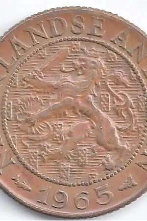 Niska cena Nederlandse Antillen 1965 1 Cent Juliana ZF+ MISSLAG