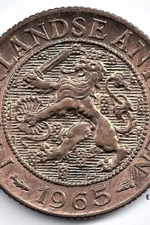 Tylko dziś Nederlandse Antillen 1965 1 Cent Juliana UNC-