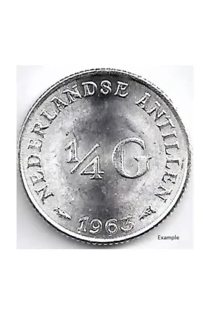 Nederlandse Antillen 1963 25 Cent Juliana UNC Promocja
