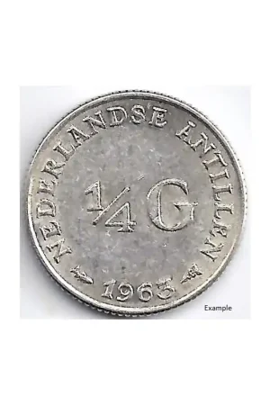 Nederlandse Antillen 1963 25 Cent Juliana P- Rabat
