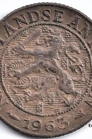 Szybka dostawa Nederlandse Antillen 1963 1 Cent Juliana ZF