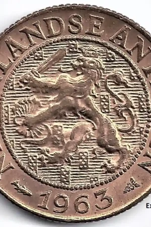 Nederlandse Antillen 1963 1 Cent Juliana UNC- Wysoka jakość