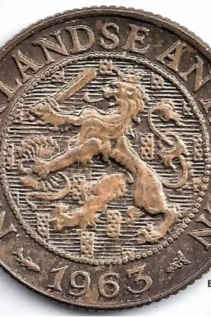 Nowość Nederlandse Antillen 1963 1 Cent Juliana P+