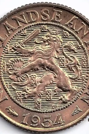 Nederlandse Antillen 1954 1 Cent Juliana UNC- Rabat