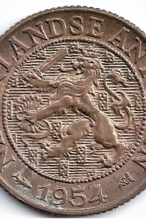 Nederlandse Antillen 1954 1 Cent Juliana P+ Nowość