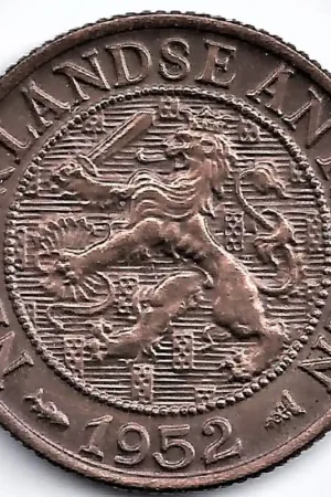 Wysoka jakość Nederlandse Antillen 1952 1 Cent Juliana P