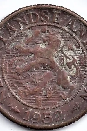 Bezpieczna płatność Nederlandse Antillen 1952 1 Cent Juliana F+