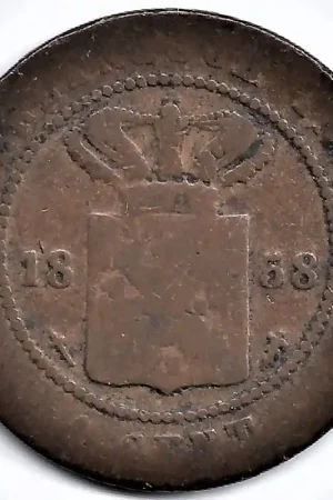 Nederlands Indië 1858 1 Cent Willem III ZG Zamów teraz