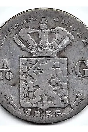 Nederlands Indië 1855 10 Cent Willem III F- Oferta