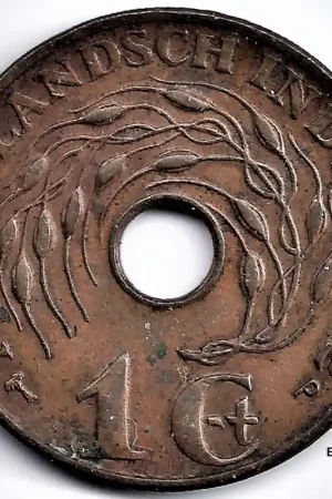 Promocja Nederlands Indië 1942 P 1 Cent Wilhelmina P-