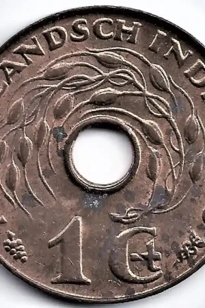 Rabat Nederlands Indië 1939 1 CentWilhelmina UNC-