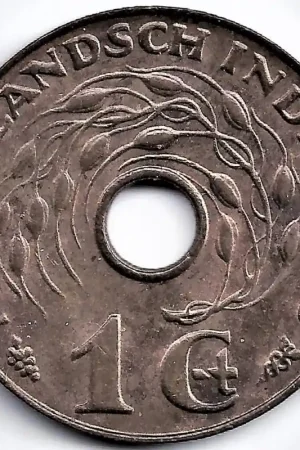 Nederlands Indië 1939 1 CentWilhelmina UNC Tani