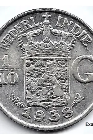 Ekspresowa dostawa Nederlands Indië 1938 10 Cent Wilhelmina P