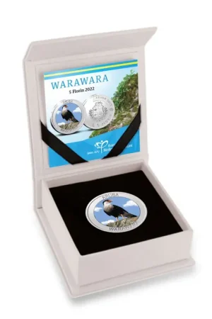 Aruba 2022 5 Florin 'Warawara' Zilver Proof Wysoka jakość