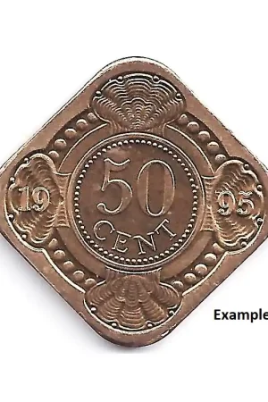 Zwrot pieniędzy 50 Cent Nederlandse Antillen 1995 FDC