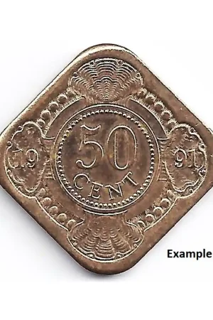 Popularny 50 Cent Nederlandse Antillen 1991 UNC