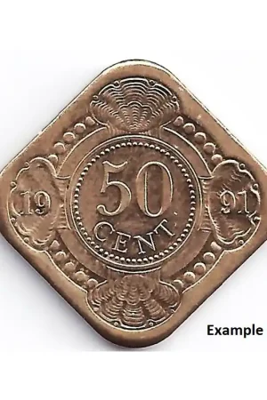 50 Cent Nederlandse Antillen 1991 FDC Nowość