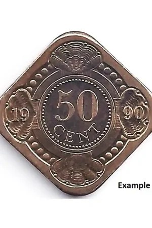 Ekspresowa dostawa 50 Cent Nederlandse Antillen 1990 FDC