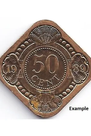 Darmowa dostawa 50 Cent Nederlandse Antillen 1989 FDC