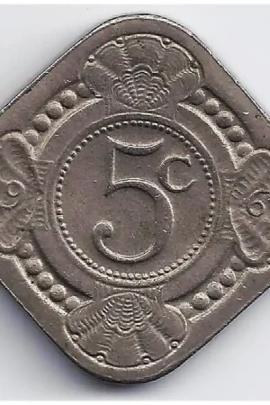 5 Cent Nederlandse Antillen 1962 ZF+ Zwrot pieniędzy