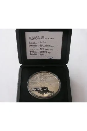 25 Gulden NA 1994 de Snip Proof Incl dsje & Cert Tylko dziś