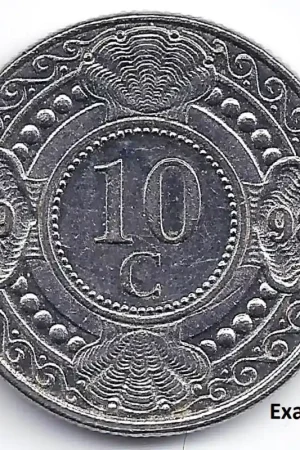 10 Cent Nederlandse Antillen 1998 UNC+ Wysoka jakość