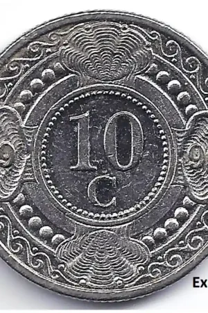 Popularny 10 Cent Nederlandse Antillen 1996 UNC
