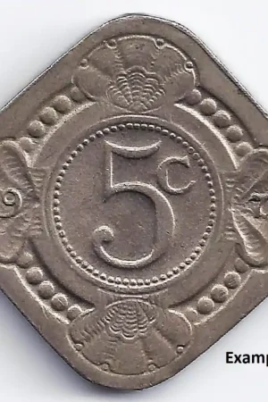 5 Cent Nederlandse Antillen 1970 P+ Nowość