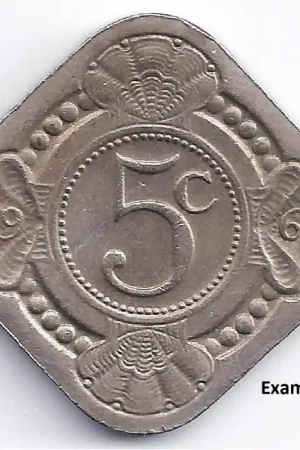 Promocja 5 Cent Nederlandse Antillen 1967 ZF+