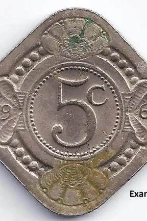 5 Cent Nederlandse Antillen 1967 P- Tani