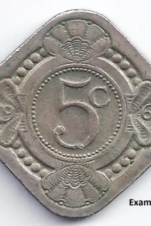 5 Cent Nederlandse Antillen 1967 F+ Popularny