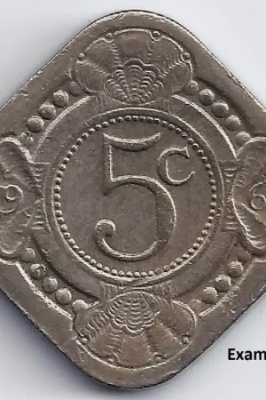 Rabat 5 Cent Nederlandse Antillen 1963 ZF+