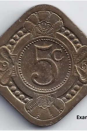 Niska cena 5 Cent Nederlandse Antillen 1963 P+