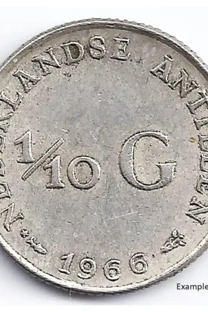 Zwrot pieniędzy 1/10 gulden Nederlandse Antillen 1966* (1969) P-