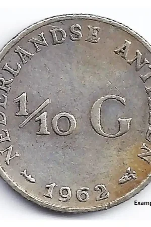 1/10 gulden Nederlandse Antillen 1962 ZF Bezpieczna płatność