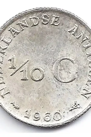 Nowość 1/10 gulden Nederlandse Antillen 1960 P