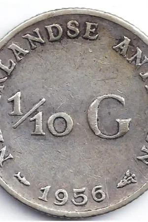 1/10 gulden Nederlandse Antillen 1956 ZF Bezpieczna płatność