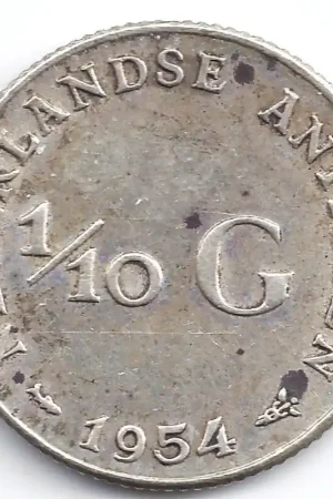 Zamów teraz 1/10 gulden Nederlandse Antillen 1954 ZF+