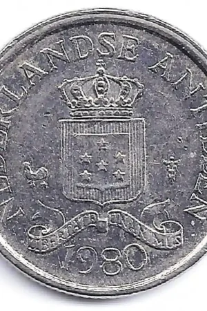 Zwrot pieniędzy 10 Cent Nederlandse Antillen 1980 P+