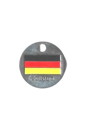 Winkelwagen munt Nederland Vlag van Duitsland Autentyczny