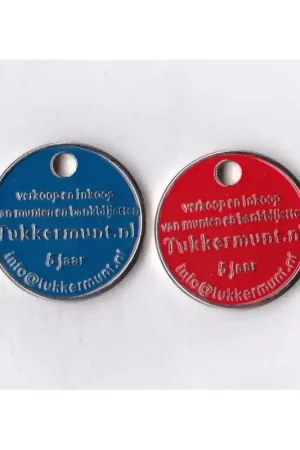 Winkelwagen munt Nederland Tukkermunt 5 jaar Popularny