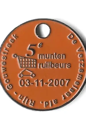 Winkelwagen munt Nederland Ruilbeurs 2007 Wyprzedaż