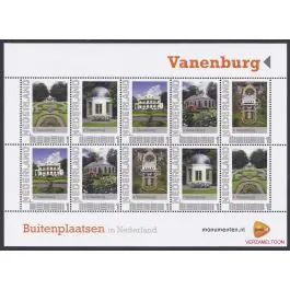 Bezpieczna płatność Nederland 2013: NVPH: V2751-Ae-45 "Buitenplaatsen in Nederland": Vanenburg: velletje postfris