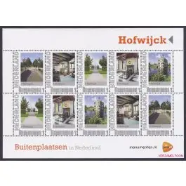 Wyprzedaż Nederland 2013: NVPH: V2751-Ae-26 "Buitenplaatsen in Nederland": Hofwijck: velletje postfris