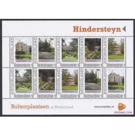 Rabat Nederland 2013: NVPH: V2751-Ae-25 "Buitenplaatsen in Nederland": Hindersteyn: velletje postfris