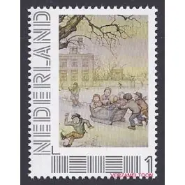 Oferta Nederland 2013: NVPH: 2751-Af-17: "Ontdek Anton Pieck": Op gladde ijzers: postfris